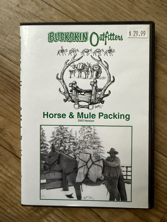 Download -Buckskin Outfitters Horse & Mule Packing How To Video (Digital Copy)