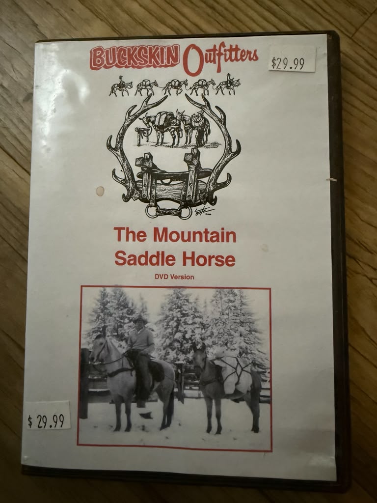DVD Buckskin Outfitters Video- The Mountain Saddle Horse